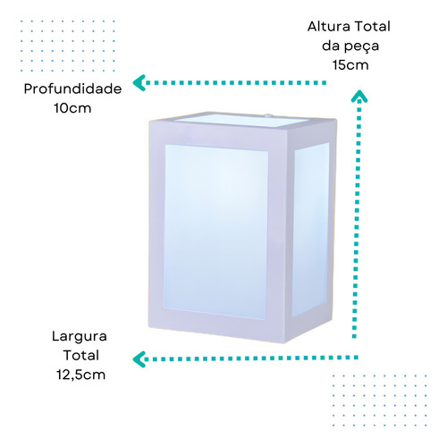 Arandela Bolt 5 Fachos 290 Branco - Ideal