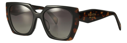 Prada Spr 15w 389-0a7 Rectangle Shape Carey Negro (Usado)