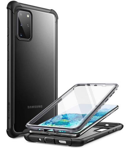Funda Para Samsung Galaxy S20 Plus (transparente-negro)