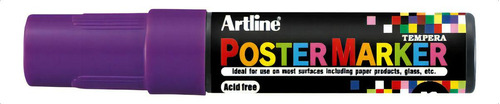 Poster Marker 12mm Artline Colores Básicos Color Púrpura
