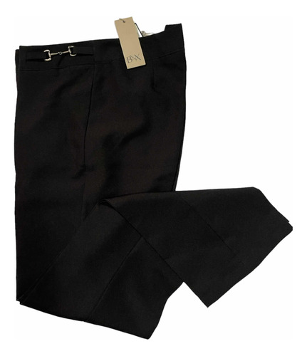 Pantalón Mujer Color Negro Modelo Recto Talla 46 Bnx Nuevo