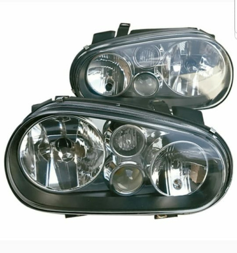 Faros Golf Mk4 Con Lupa En El Neblinero