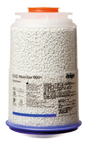 Cal Sodada Drägersorb® 800+ Clic, 6 Cartuchos De 1.2 L C/u