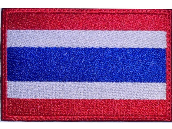 Parche Escudo Insignia Parche Bandera Tailandia Thailand 70 X 45MM 