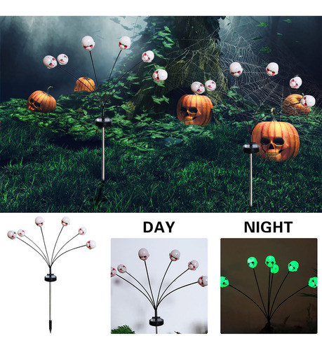 Lámpara Led Con Forma De Fantasma Para Halloween, Decoración