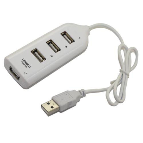 Nuevo 4 Puertos Usb 2.0 Multi Eje Divisor Expansión Pc Portá