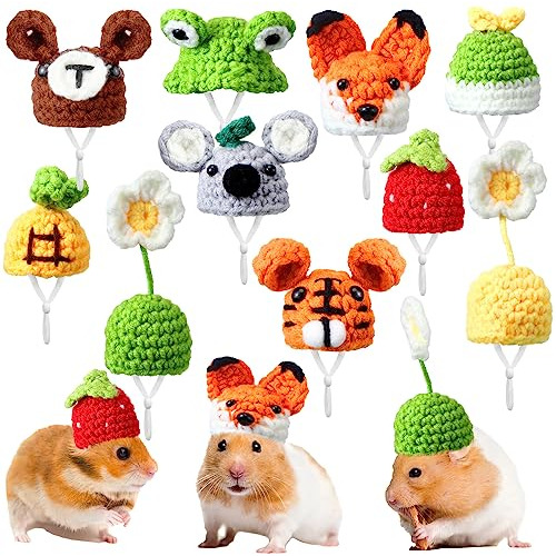 Kajaia - 10 Gorros De Hámster Para Animales Pequeños, Boni