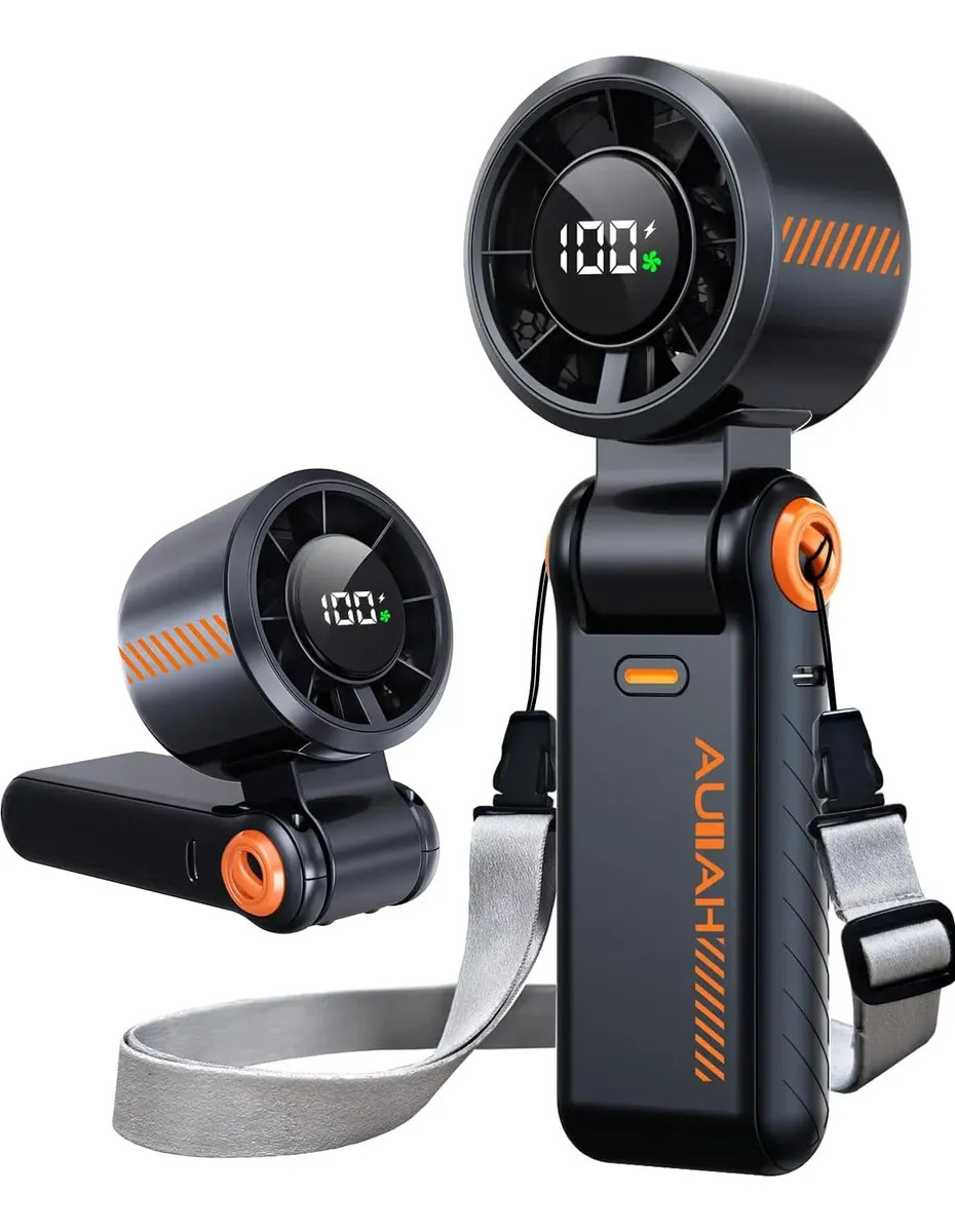 Ventilador Turbo Portatil Auiiah Gs30 Negro