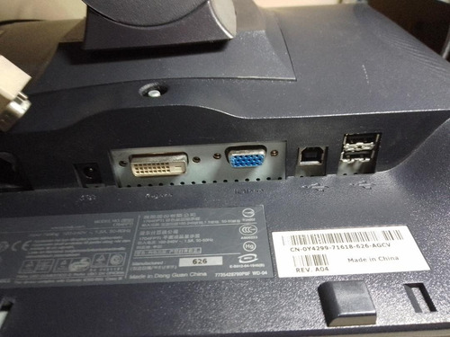 Monitor 17 Marca Dell Modelo 1704 Fpt Negro (Usado)