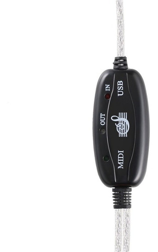 Transmissão Usb Midi Interface Cabo Conversor Adaptador