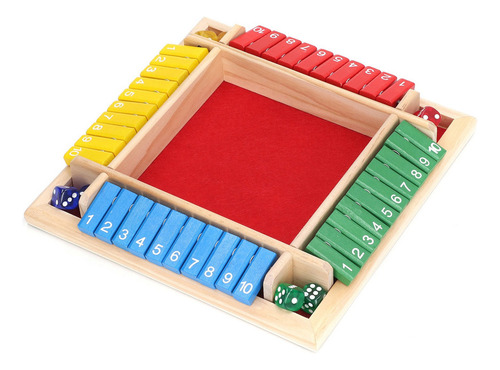 Juego De Mesa De Dados Matemáticos De Madera Para Casa, Pub,
