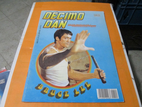 Revista Decimo Dan, No. 22 Portada Bruce Lee, Año 1986 