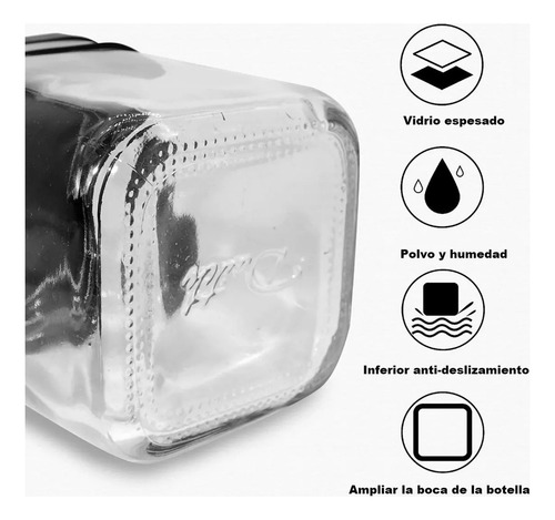 Tarro De Azúcar Para Condimentos Con Tapa Y Cuchara, 3 Unida