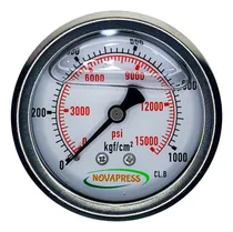 Comprar Kit 2 Manômetros Diam.63mm 0-1000 Kgfu002Fcm2 X 15000psi Cu002Fglice