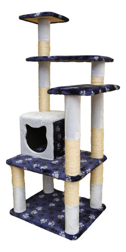 Castillo Torre Rascadores Para Gatos Con Juguetes Accesorios