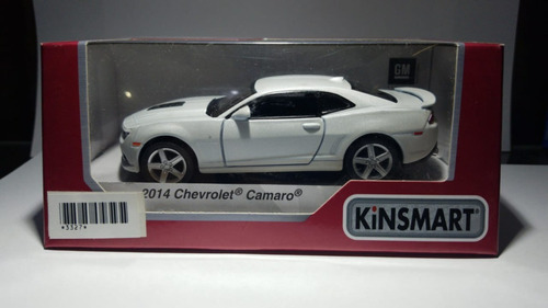 Kinsmart Chevrolet Camaro 2014 Escala 1:36 (aprox 12 Cm) 