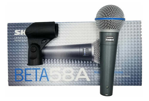 Shure Beta 58a Microfono Metalico De Cable Eventos Iglesias