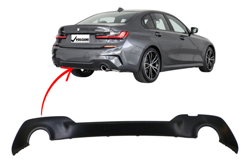 Spoiler Parachoque Traseiro Bmw G20 Série 3 320i Msport 2022