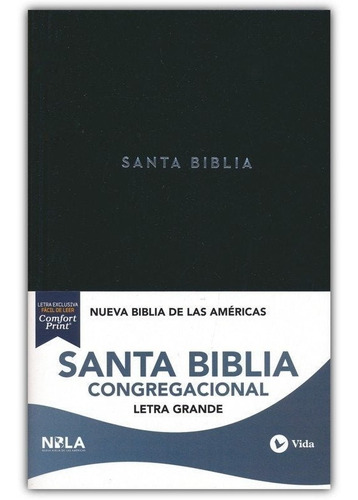 Biblia Nbla Tamaño Manual Tapa Dura Negro (0056)