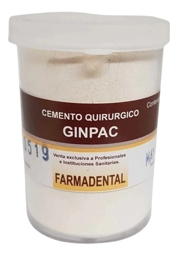 Cemento Quirurgico Ginpac Polvo 70gr Farmadental