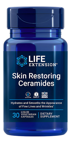 Ceramides Skin Life Extension 30 Capsulas 5un Sabor Sem sabor