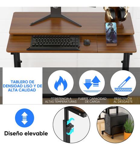 Escritorio Elevable Ajustable Para Computadora Y Oficina