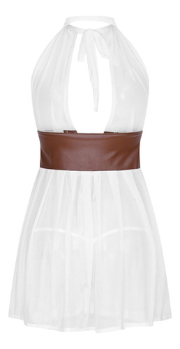 Ropa Interior De Cintura Ajustable De Malla M Para Mujer Y L