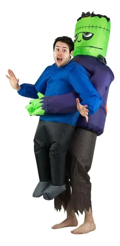 Bodysocks Fancy Dress Scary Frankenstein Disfraz Inflable Pa