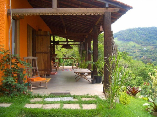 Guaratiba, Casa Cinematografica Com 250m², 3 Suites, Area Com 3.000m² Vista Deslumbrante!!! - St00011 - 33106892
