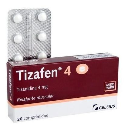 Tizafen 4 Mg 20 Comprimidos