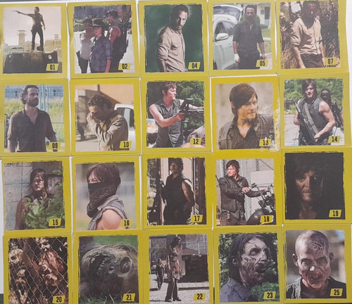 Figuritas The Walking Dead Lote X 10 A Elección