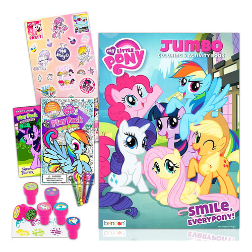 M L P My Little Pony Coloring Activity Book Con Take And Pla