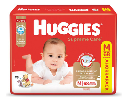 Huggies Supreme Care M X 68