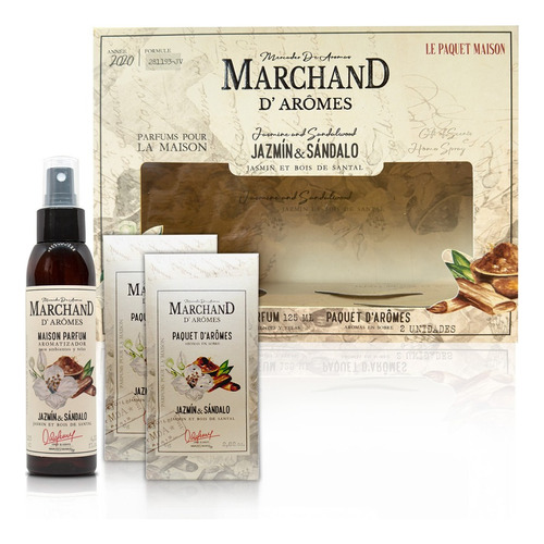 Le Paquet Maison Marchand D Aromes Jazmín Y Sándalo