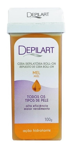 Cera Depilatoria Roll On Miel Repuesto 100gr Depilart