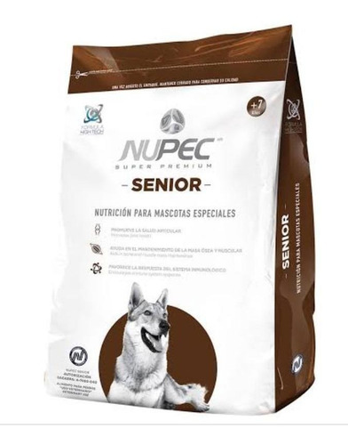 Alimento Nupec Nutrición Científica para perro senior todos los tamaños sabor mix en bolsa de 15kg