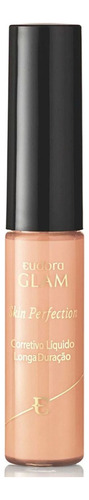 Glam Corretivo Líquido Skin Perfection Bege-médio 1 Eudora Tom Médio