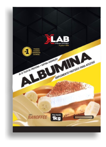 Albumina X-lab 1kg - Sabor Cookies