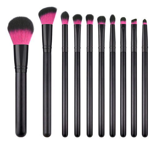 Set De Brochas Cosméticas Para Sombras De Ojos Y Cejas De P