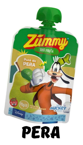 Imagen 6 de 7 de Puré De Fruta Natural, Marca Zummy Disney Por 90gr