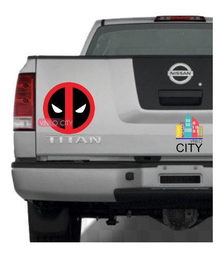 Sticker Pra Coche Camioneta Moto Dead Pool