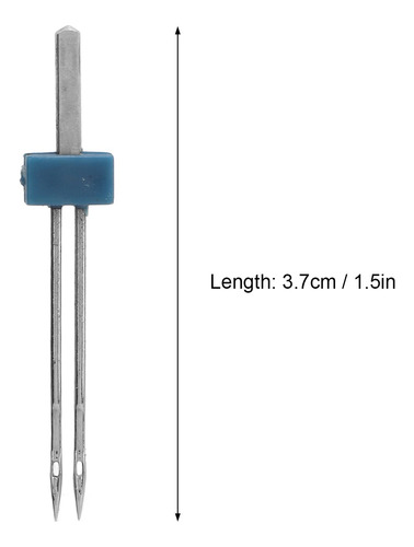 Imagen 10 de 10 de Agujas Gemelas Para Máquina De Coser 18 Piezas Juego De Aguj