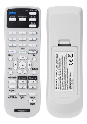 Proyector De Control Remoto Litance 2198635 Para Proyector E