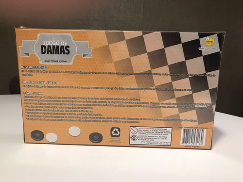 Juego De Mesa Damas Esonomico Regaloyuyu Didactico Familia