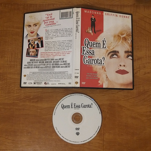 Dvd Original Do Filme Quem É Essa Garota Com Madonna (1987)
