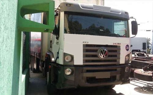 Vw 24280, 2014, Báu Sider, 6x2, Completo