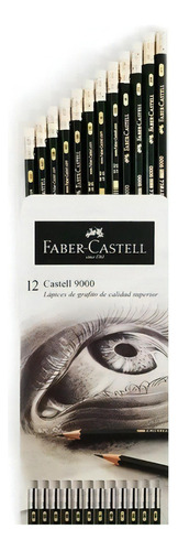 Lapices Faber Castell 9000 X12 Unid - Unidad A