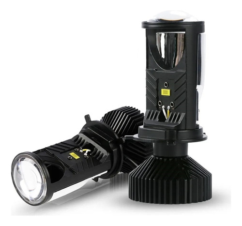 2 Bombillos Led H4 Lupa Proyector Y6 20.000 Lumenes 12v