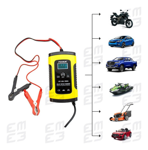 Imagen 6 de 8 de Cargador De Baterias 12v De Auto