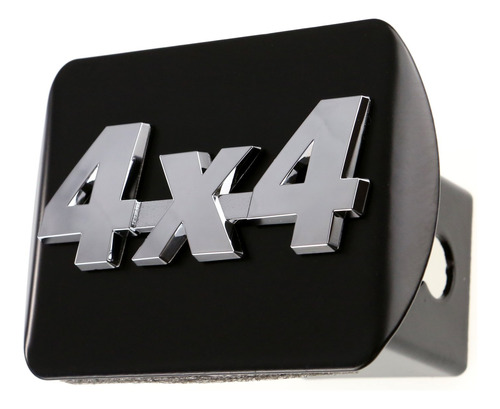 4 x 4 3d Emblema Negro Remolque Metal Enganche 2 